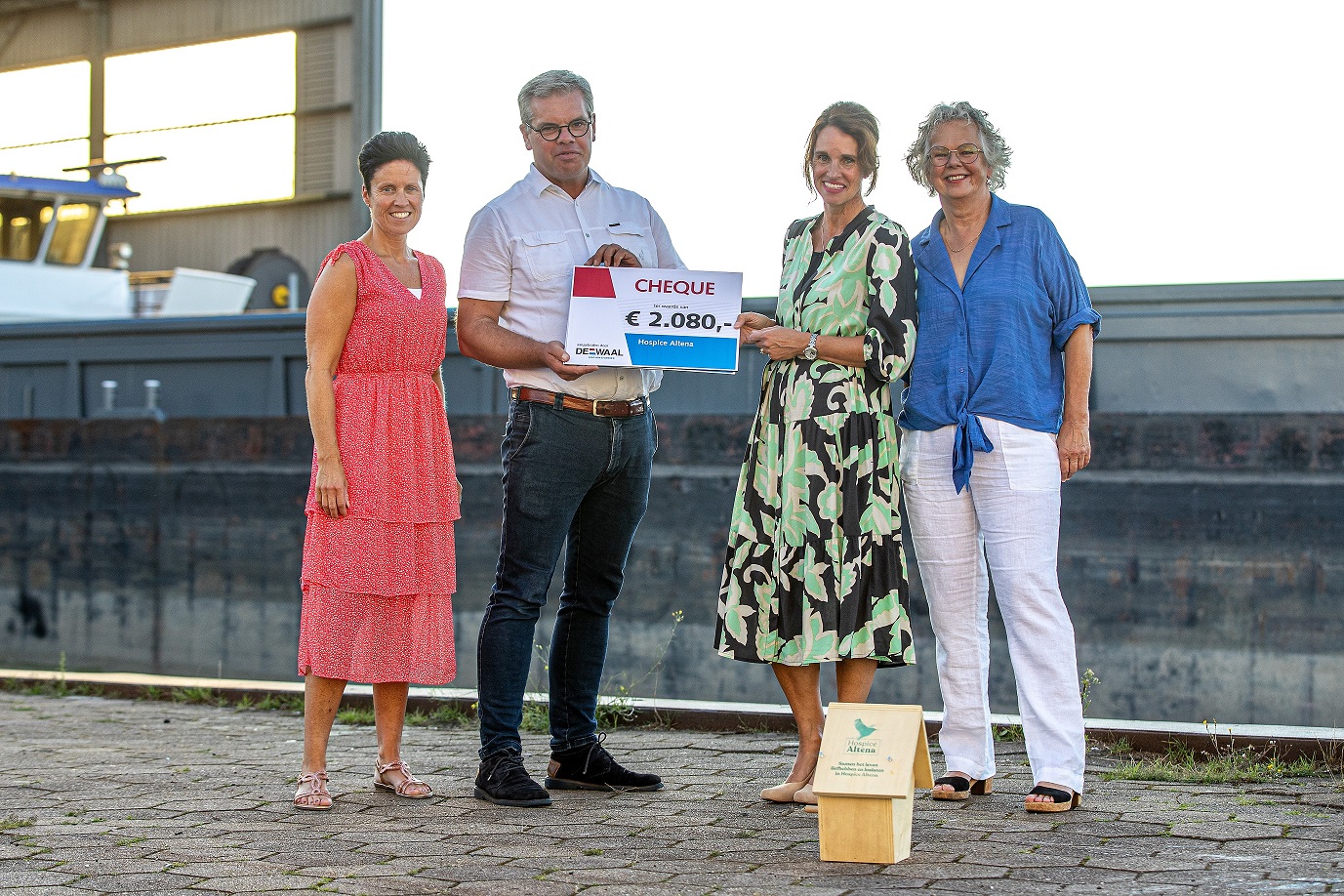 Donatie voor Stichting Vrienden van Hospice Altena